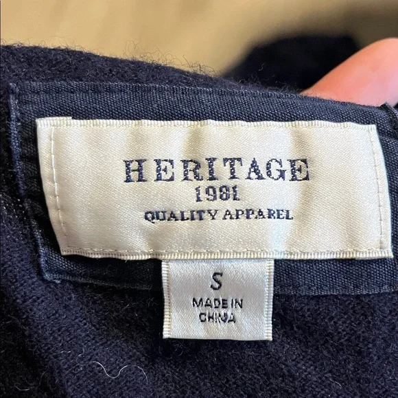 Heritage Black Cardigan with Embroidered Detail - Picture 2 of 3